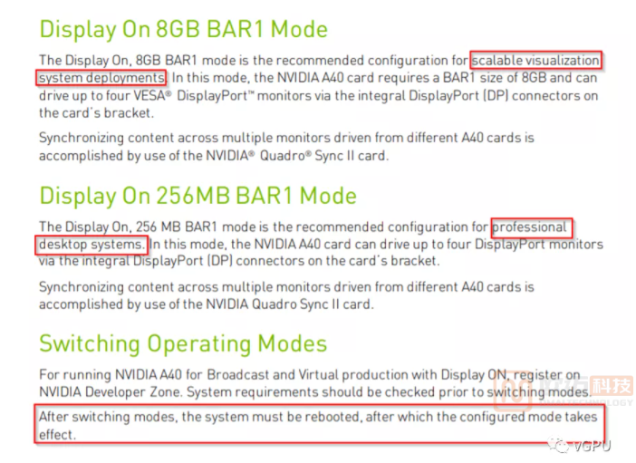 细读NVIDIA A40 GPU的官方产品介绍文档(图9)