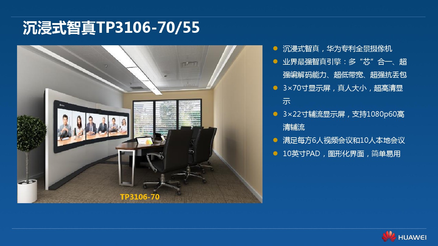 视频会议方案之华为高清视频会议终端TE40/TE50/TE60(图12)
